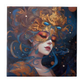 Surreal Lady Fantasy Art Fliese (Vorderseite)