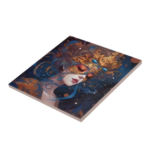 Surreal Lady Fantasy Art Fliese (Seite)