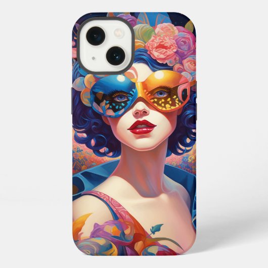 Surreal Lady Fantasy Art iPhone Hülle (Rückseite)