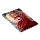 Surreal Lady Fantasy Art Notizblock (Rechte Seite)