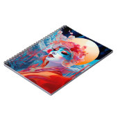 Surreal Lady Fantasy Art Notizblock (Linke Seite)