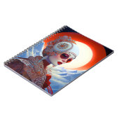 Surreal Lady Fantasy Art Notizblock (Linke Seite)