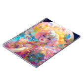 Surreal Lady Fantasy Art Notizblock (Linke Seite)