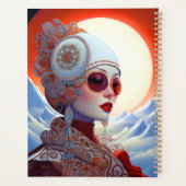 Surreal Lady Fantasy Art Planer (Rückseite)