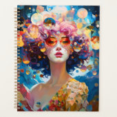 Surreal Lady Fantasy Art Planer (Vorderseite)