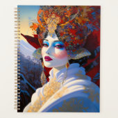 Surreal Lady Fantasy Art Planer (Vorderseite)