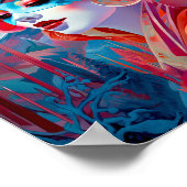 Surreal Lady Fantasy Art Poster (Ecke)