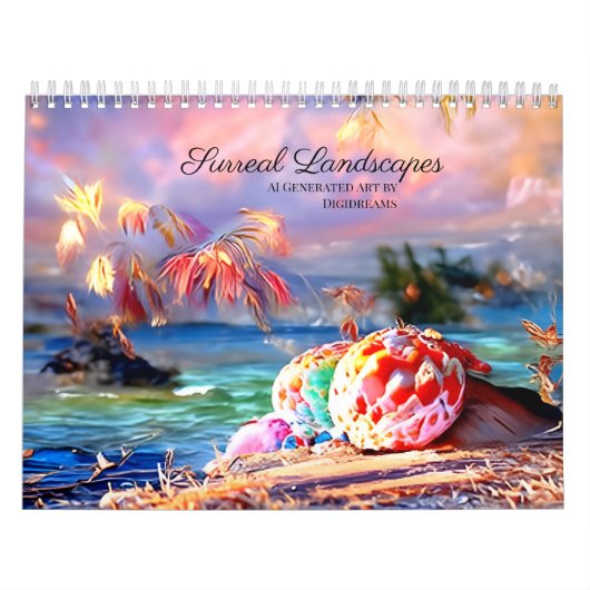Surreal Landscape Colorful Nature Fantasy Malerei Kalender (Titelbild)