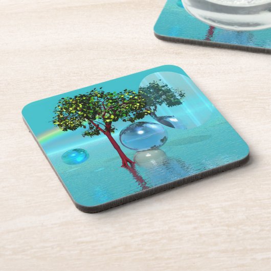 Surreal Landscape Getränkeuntersetzer (Linke Seite)