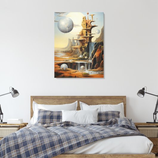 Surreal Landscape Leinwand Kunst (Insitu (Schlafzimmer))