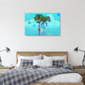 Surreal Landscape Leinwanddruck (Insitu (Schlafzimmer))