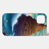 Surreal Landscape Towering City Fantasy Art Case-Mate iPhone Hülle (Rückseite (Horizontal))