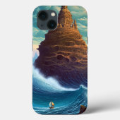 Surreal Landscape Towering City Fantasy Art Case-Mate iPhone Hülle (Rückseite)