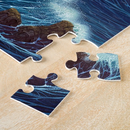 Surreal Landscape Towering City Fantasy Art Puzzle (Seite)