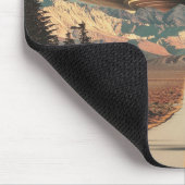 Surreal Landscape with Road, UFO and Saturn Mousepad (Ecke)