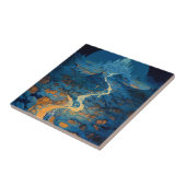 Surreal Landschaft Burg Fantasy Kunst, Dichtung un Fliese (Seite)