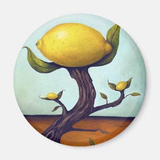 Surreal Lemon Tree Magnet (Vorne)