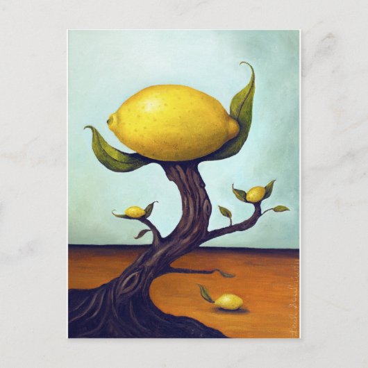 Surreal Lemon Tree Postkarte (Vorderseite)