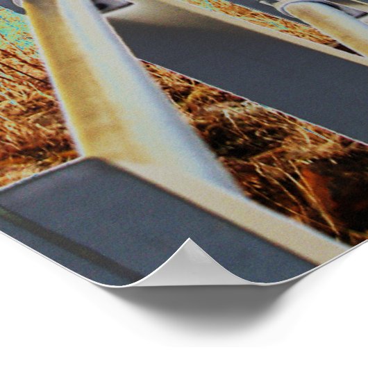 Surreal Lighthouse Poster (Ecke)