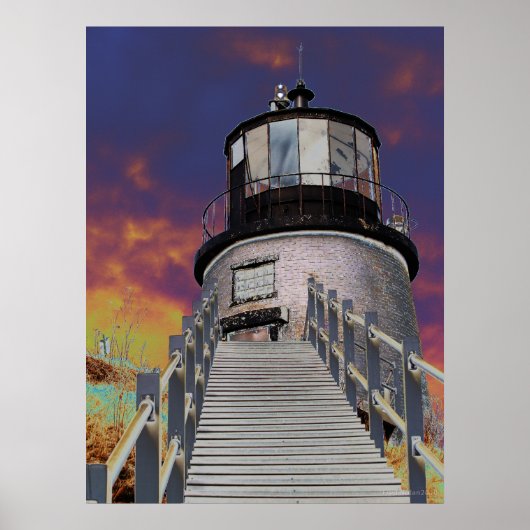 Surreal Lighthouse Poster (Vorne)