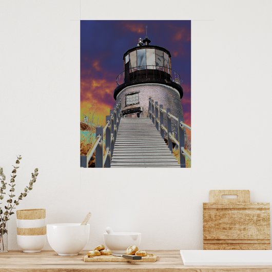 Surreal Lighthouse Poster (Küche)
