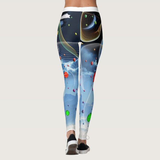 Surreal Lolipop Candy Leggings (Rückseite)