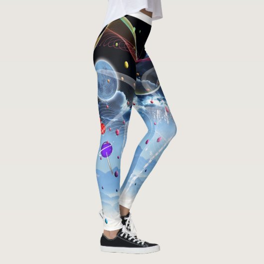 Surreal Lolipop Candy Leggings (Rechts)