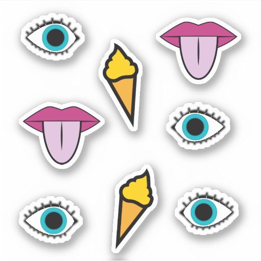 Surreal macht Pop! Aufkleber (Vorderseite)