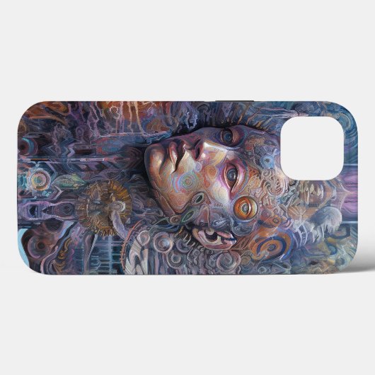 Surreal Man Visionary Art Case-Mate iPhone Hülle (Rückseite (Horizontal))
