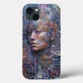 Surreal Man Visionary Art Case-Mate iPhone Hülle (Rückseite)