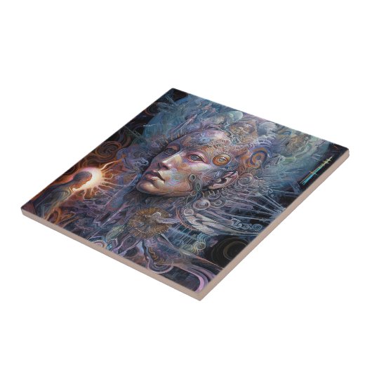 Surreal Man Visionary Art Fliese (Seite)