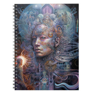 Surreal Man Visionary Art Notizblock
