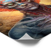 Surreal Man Visionary Art Poster (Ecke)