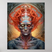 Surreal Man Visionary Art Poster (Vorne)