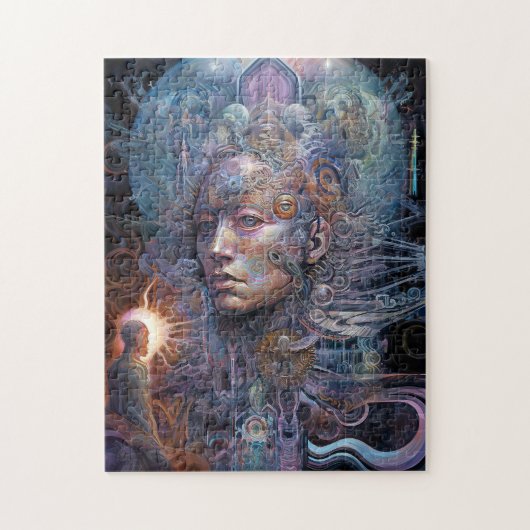 Surreal Man Visionary Art Puzzle (Vertikal)
