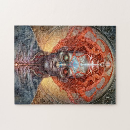 Surreal Man Visionary Art Puzzle (Horizontal)