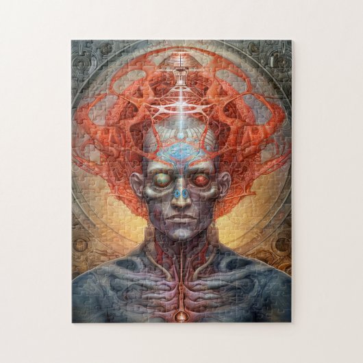 Surreal Man Visionary Art Puzzle (Vertikal)