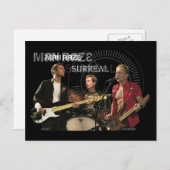 surreal Mann raze Band Postcard Postkarte (Vorne/Hinten)