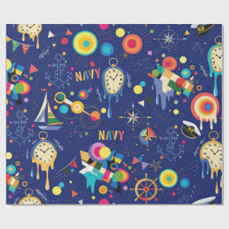 Surreal MARINE Geschenkpapier