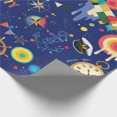 Surreal MARINE Geschenkpapier (Ecke)