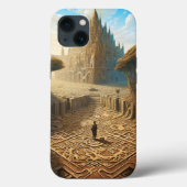 Surreal Maze Burg Fantastische Bergwelten Case-Mate iPhone Hülle (Rückseite)