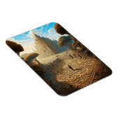 Surreal Maze Burg Fantastische Bergwelten Magnet (Rechte Seite)