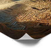 Surreal Maze Burg Fantastische Bergwelten Poster (Ecke)