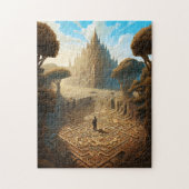 Surreal Maze Burg Fantastische Bergwelten Puzzle (Vertikal)