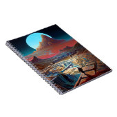 Surreal Maze Landscape Notizblock (Rechte Seite)