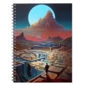 Surreal Maze Landscape Notizblock (Vorderseite)