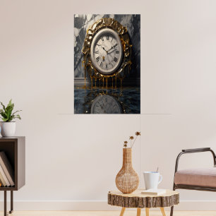Surreal Melchend Poster - Abstrakte Traumkunst