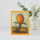 Surreal Melon Tree Postkarte (Stehend Vorderseite)