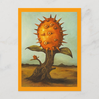 Surreal Melon Tree Postkarte