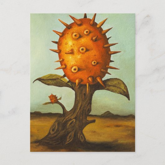 Surreal Melon Tree Postkarte (Vorderseite)
